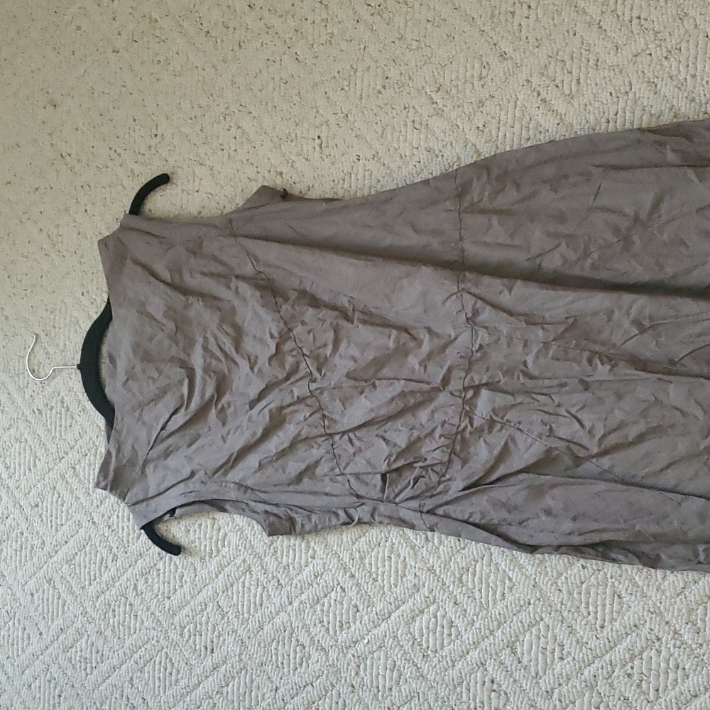 Porto brown dress unique and handmade